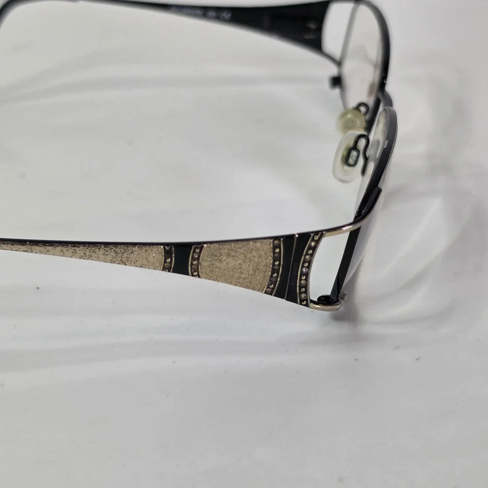 Sophia Loren Beau Rivage 54 Eyeglasses Frame BR54 Black Gold Zyloware‎ 52-17-135